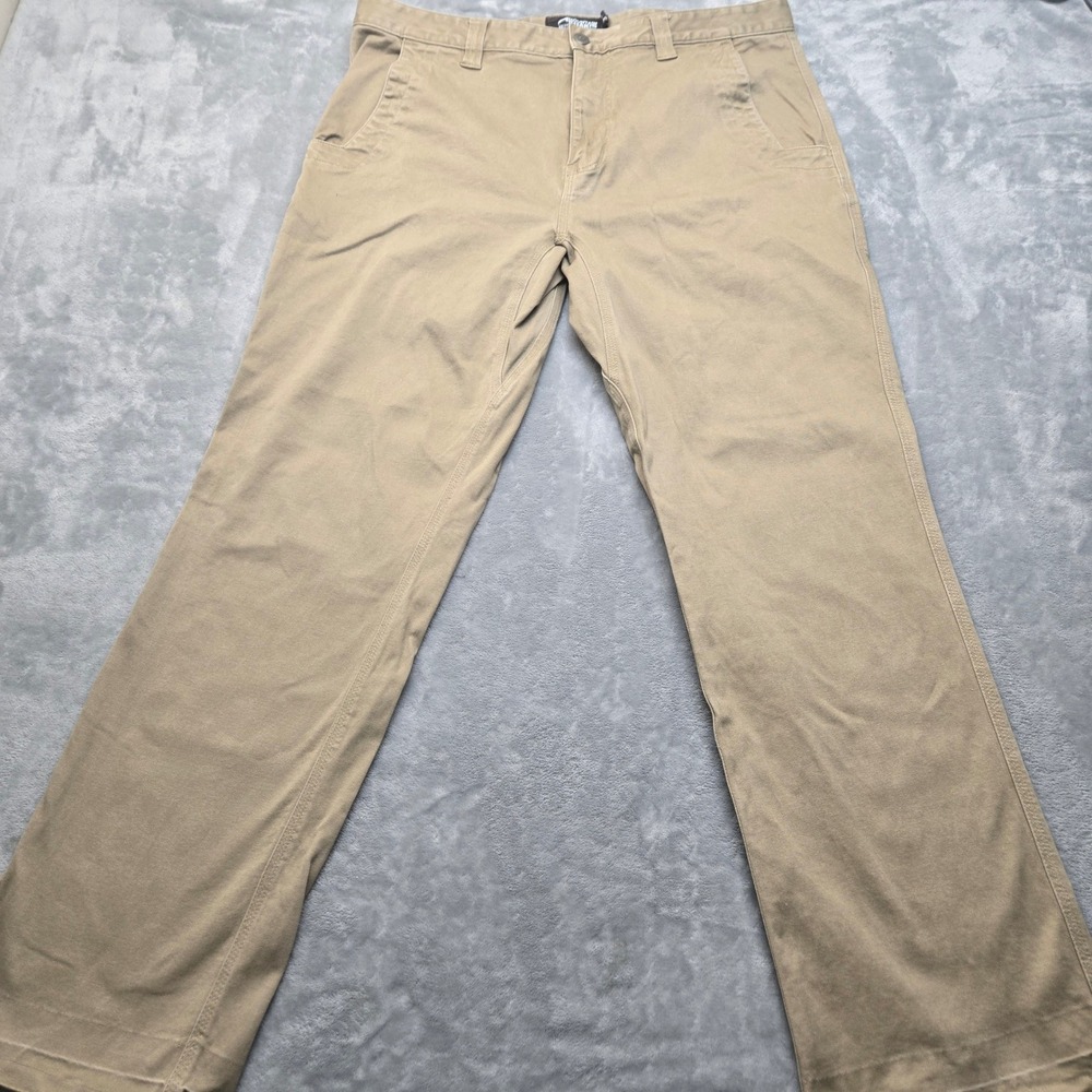 Mountain Khakis Relaxed Fit Khaki Tan Pants Mens 38x32 Rugged Outdoor Casual